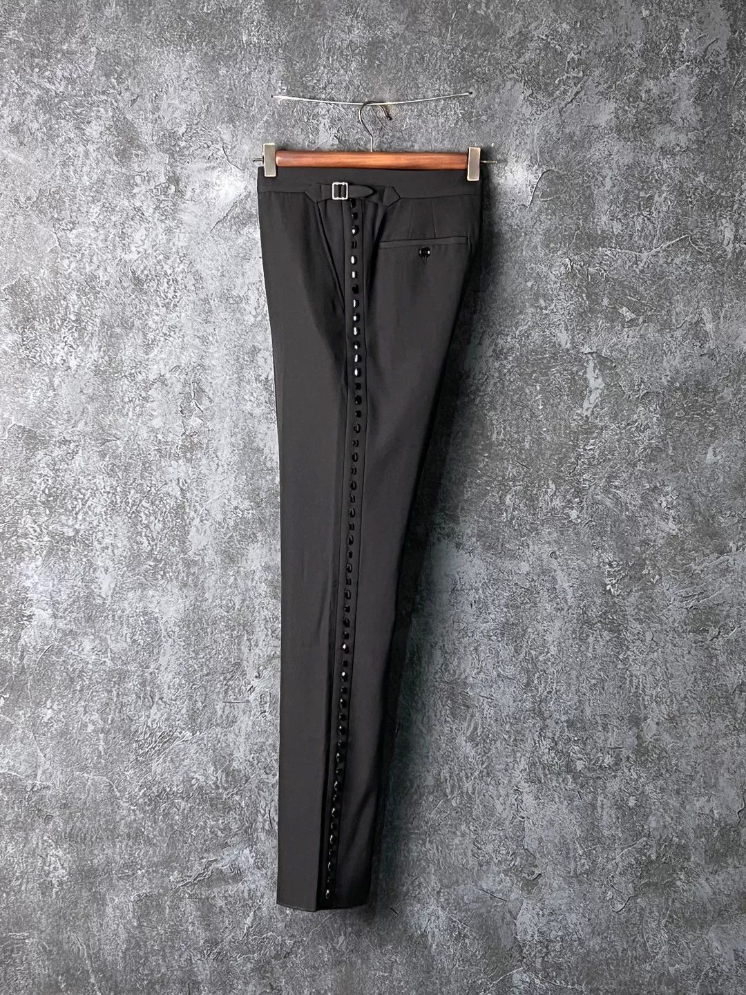 Burberry Burberry Wool Black Formal Trousers 40r Men Size 40R - 7 Thumbnail