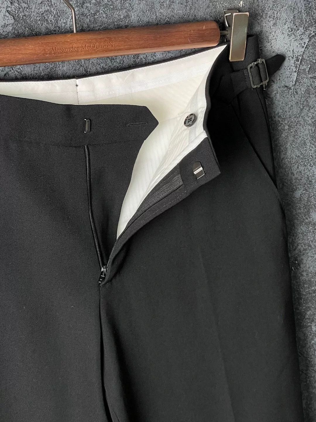Burberry Burberry Wool Black Formal Trousers 40r Men Size 40R - 3 Thumbnail