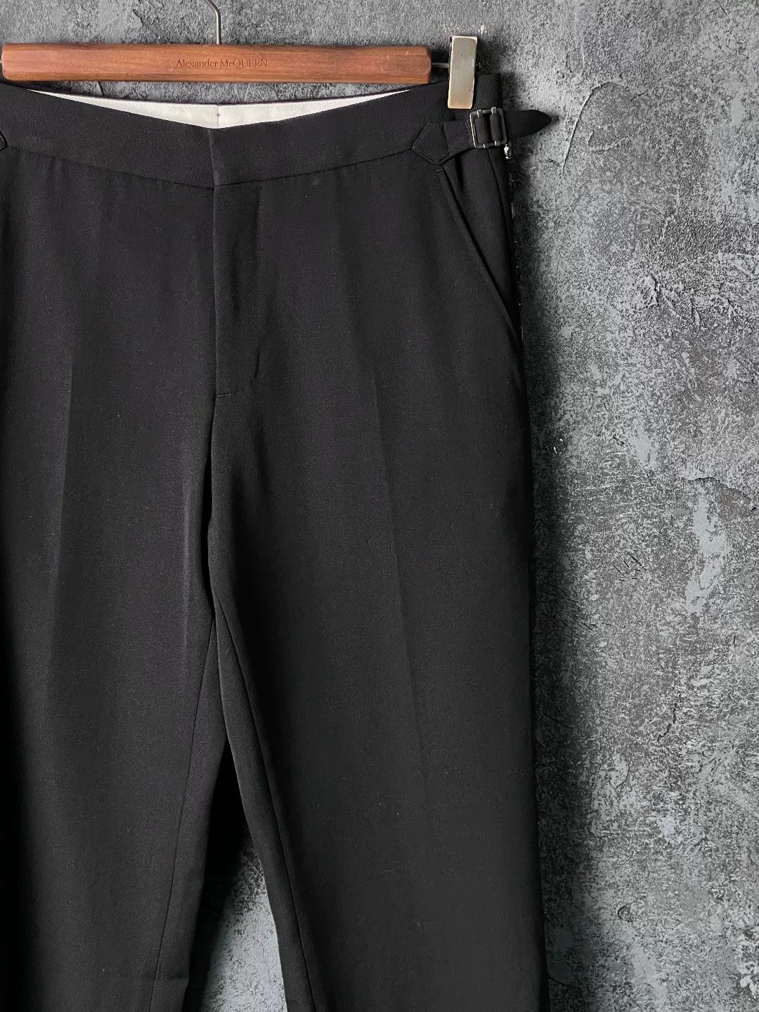 Burberry Burberry Wool Black Formal Trousers 40r Men Size 40R - 5 Thumbnail