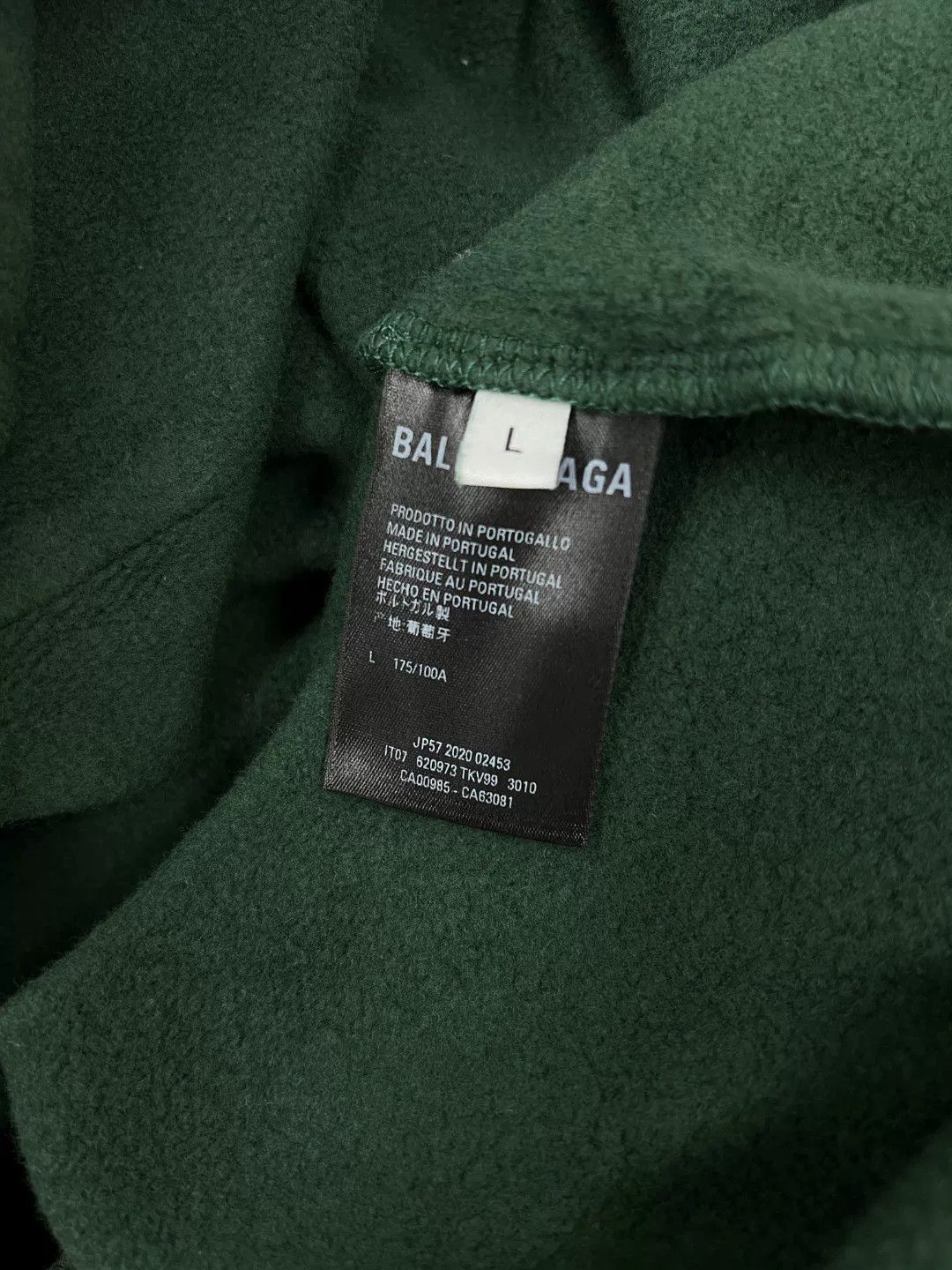 Balenciaga Balenciaga Cotton Printed Hoodie m Men Size US M / EU 48-50 / 2 - 7 Thumbnail