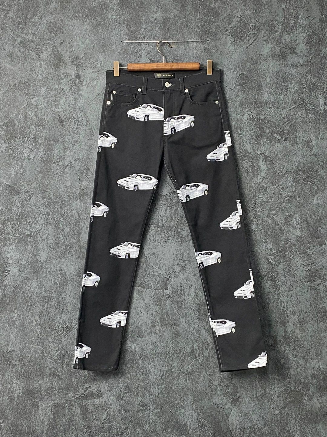 Versace Versace Denim Printed Denim Jeans 32 Men Size US 32 / EU 48 - 4 Thumbnail