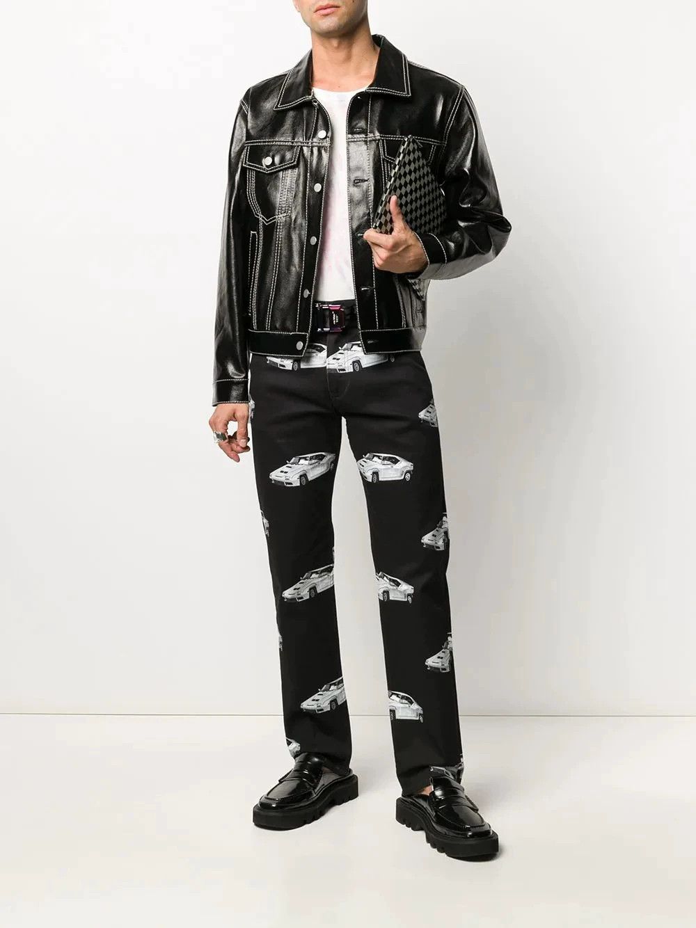Versace Versace Denim Printed Denim Jeans 32 Men Size US 32 / EU 48 - 2 Thumbnail