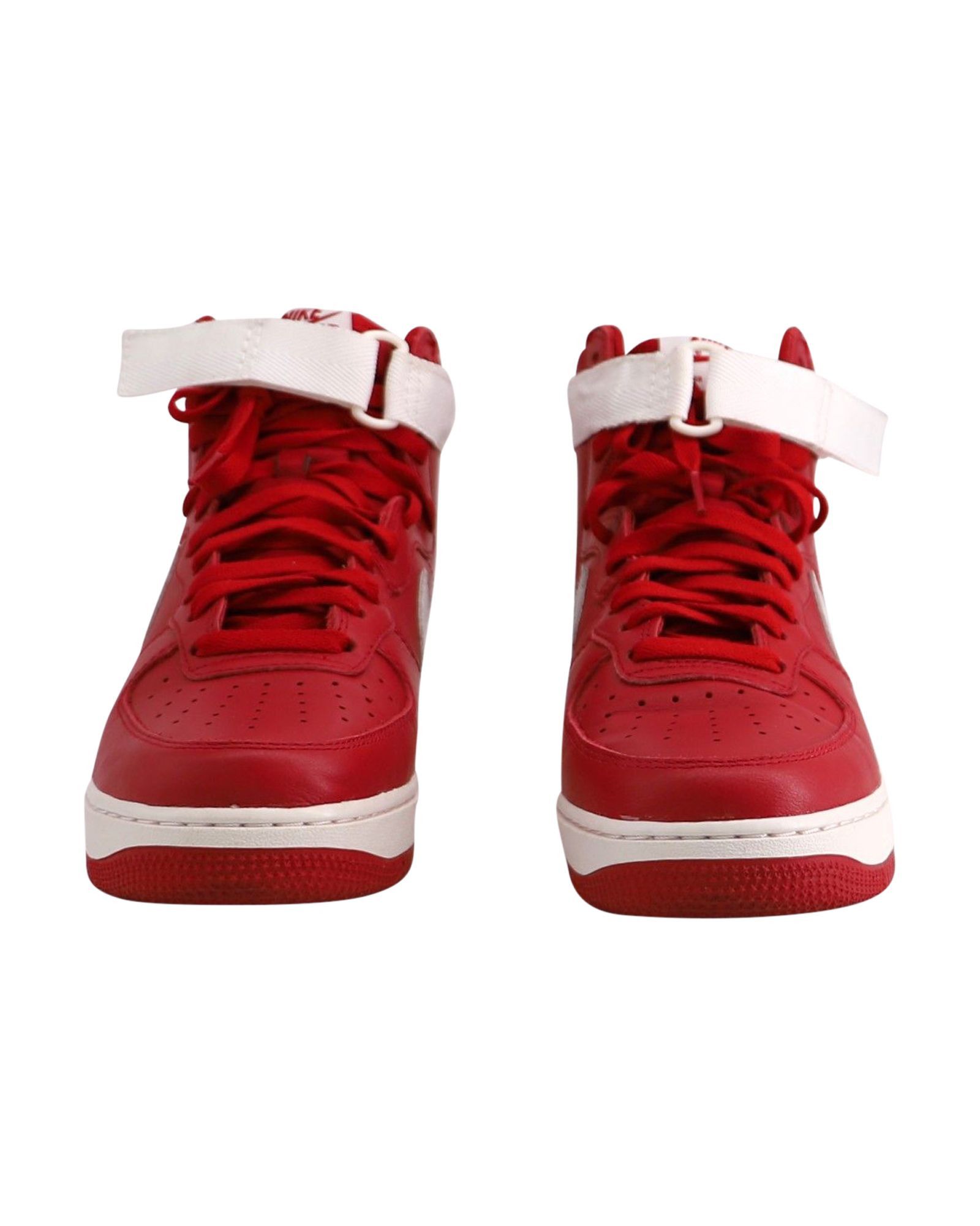 Nike Nike Air Force 1 High 'Nai Ke' Sneaker in Gym Red and White Size US 7.5 / EU 40-41 - 2 Thumbnail
