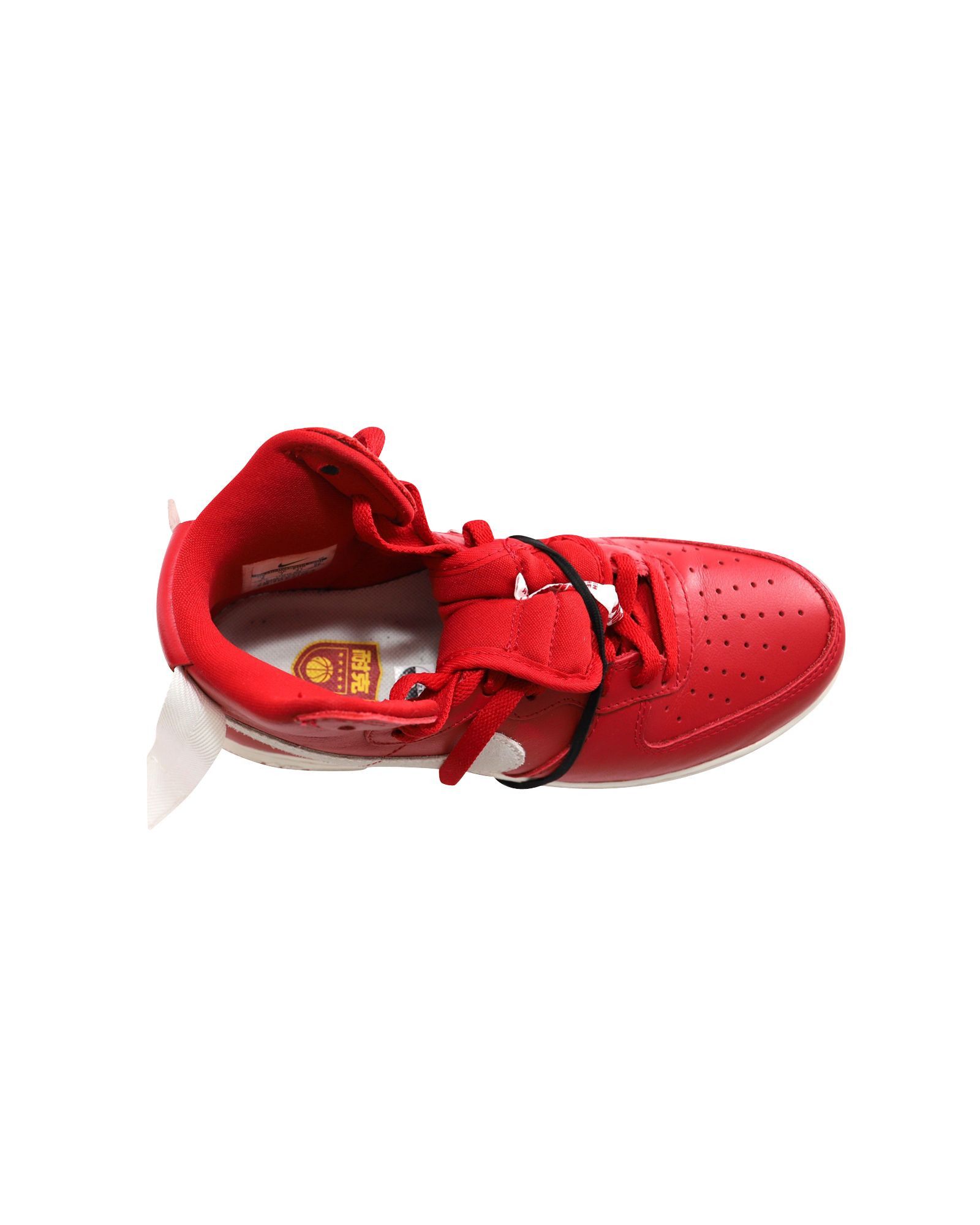 Nike Nike Air Force 1 High 'Nai Ke' Sneaker in Gym Red and White Size US 7.5 / EU 40-41 - 6 Thumbnail