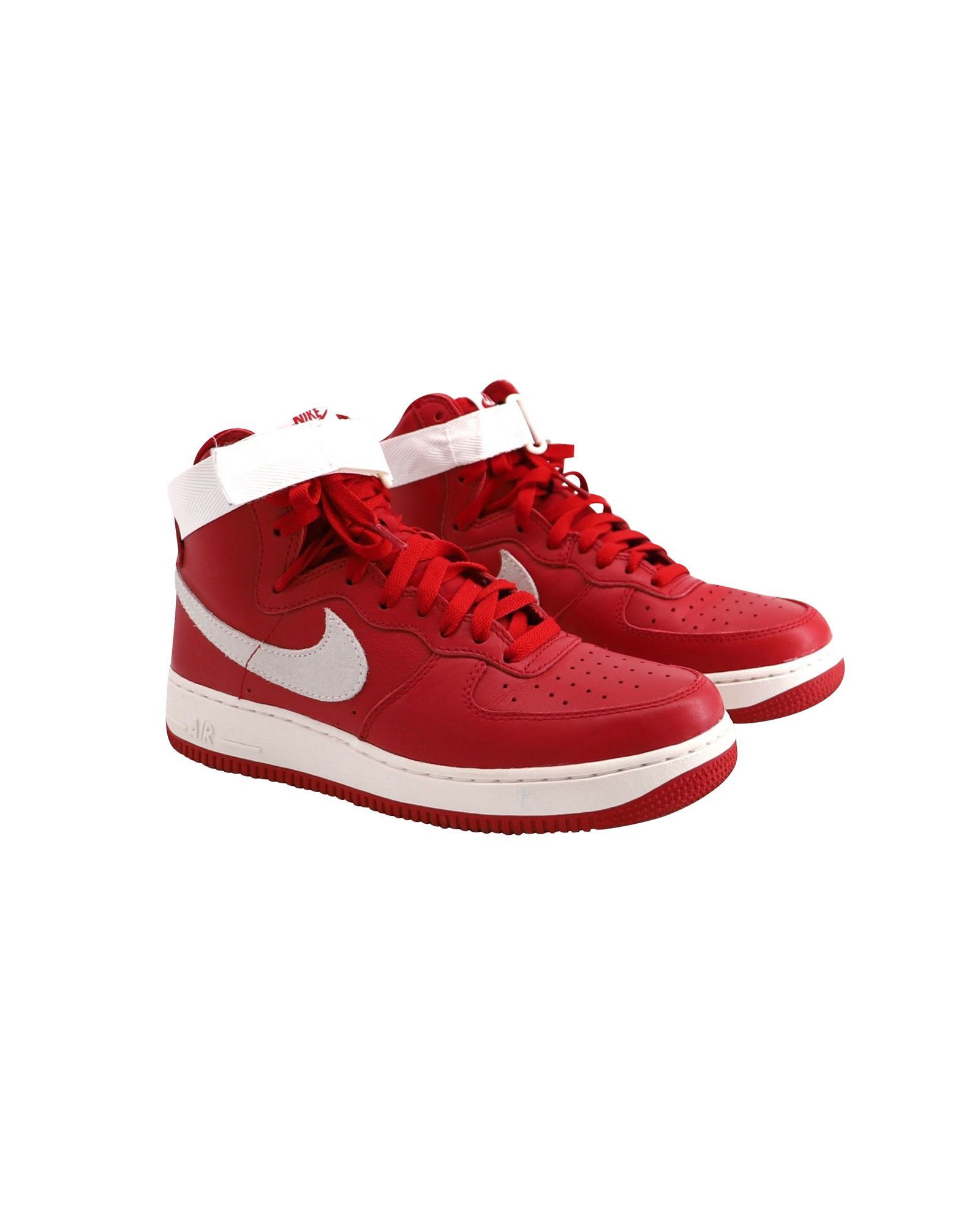 Nike Nike Air Force 1 High 'Nai Ke' Sneaker in Gym Red and White Size US 7.5 / EU 40-41 - 4 Thumbnail