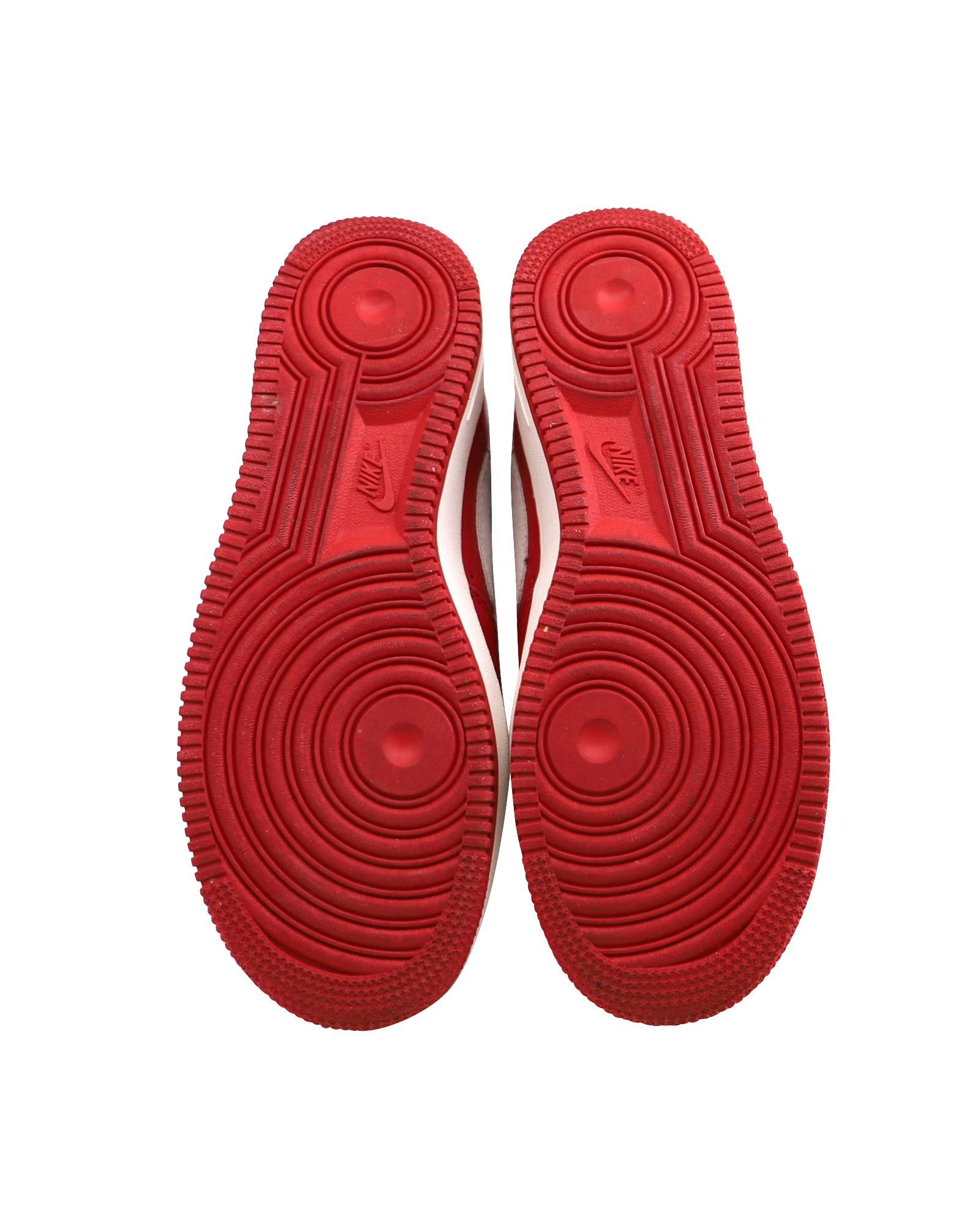 Nike Nike Air Force 1 High 'Nai Ke' Sneaker in Gym Red and White Size US 7.5 / EU 40-41 - 7 Thumbnail