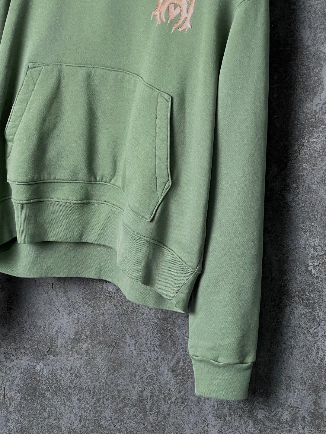 Amiri Amiri Cotton Green Hoodie m Men Size US M / EU 48-50 / 2 - 6 Thumbnail