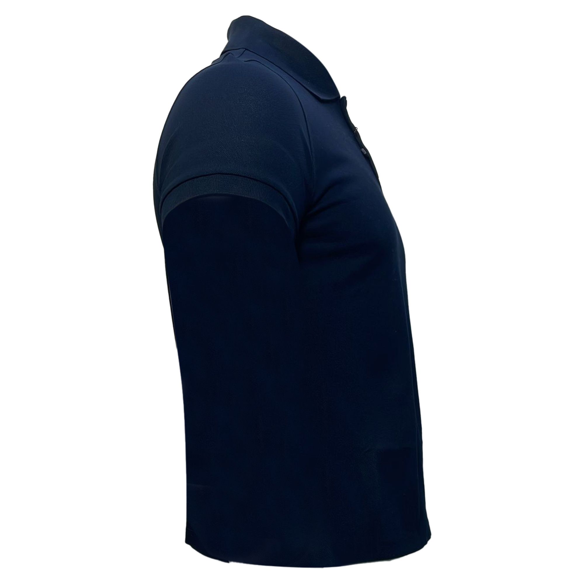 Saint Laurent Paris Saint Laurent Cassandre Embroidered-Logo Polo Shirt in Navy Size US XS / EU 42 / 0 - 3 Thumbnail