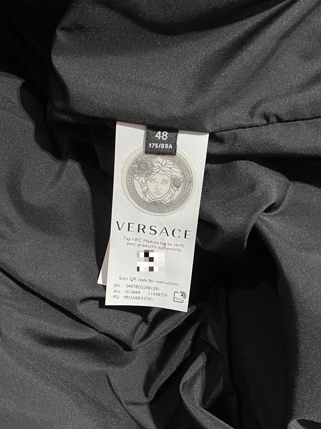 Versace Versace Black Light Jacket m Men Size US M / EU 48-50 / 2 - 8 Thumbnail