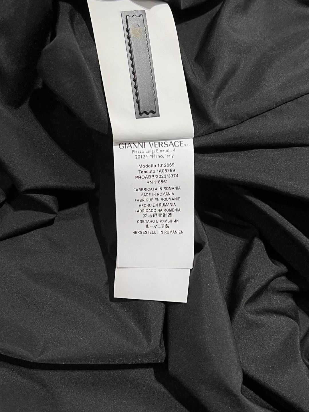 Versace Versace Black Light Jacket m Men Size US M / EU 48-50 / 2 - 7 Thumbnail