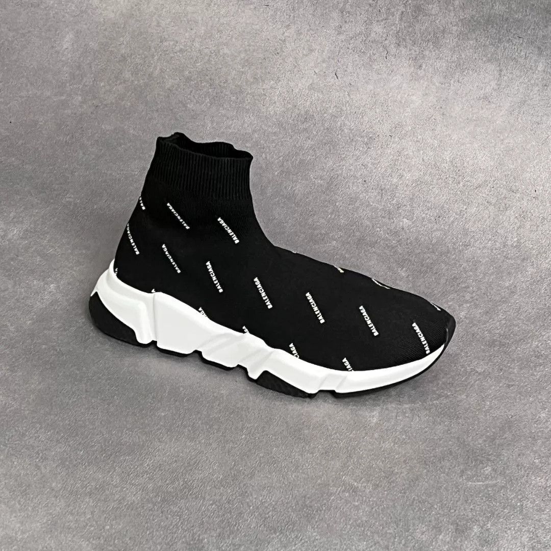 Balenciaga Balenciaga Casual Embroidered Black Lowtop Sneakers 6 Men Size US 6 / EU 39 - 4 Thumbnail