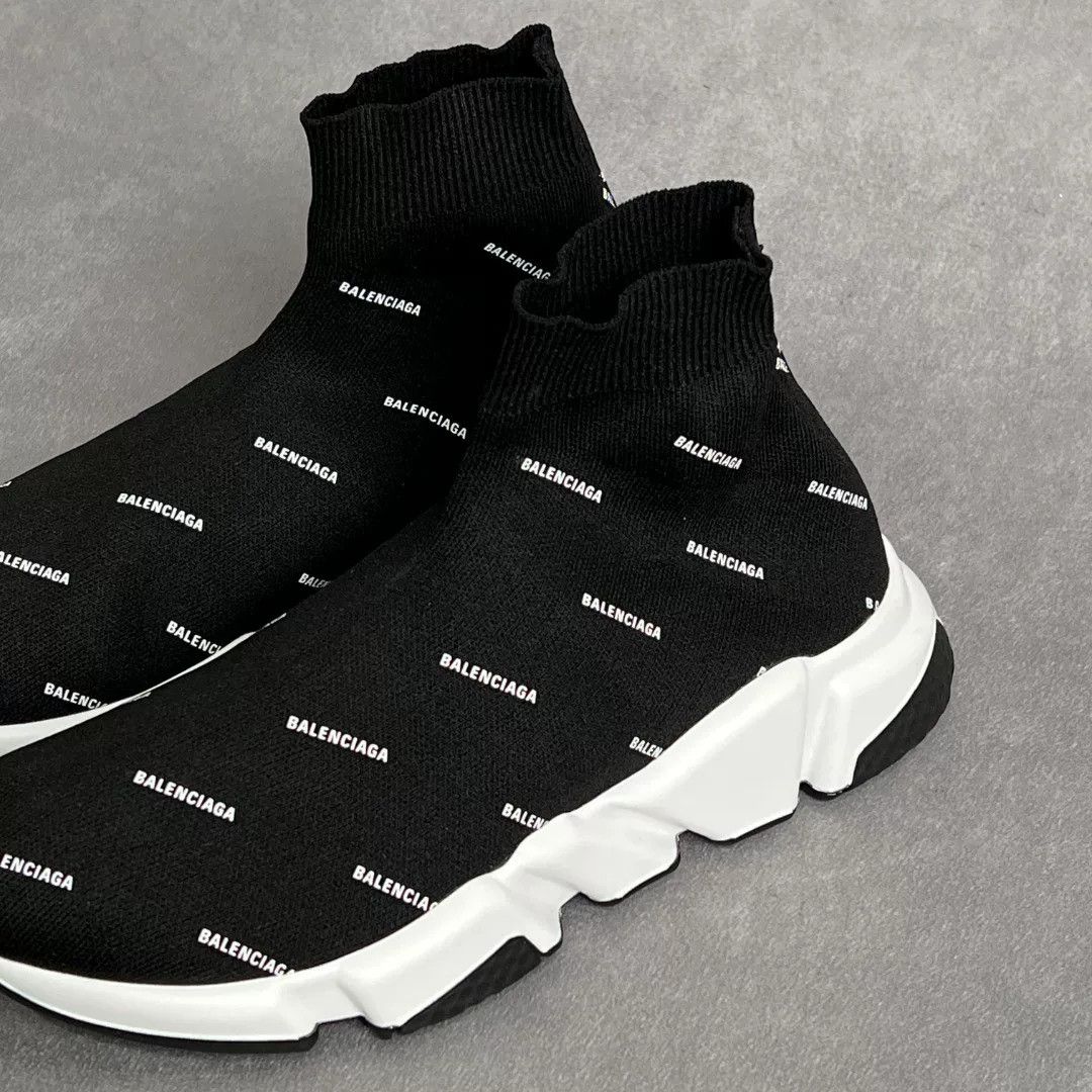 Balenciaga Balenciaga Casual Embroidered Black Lowtop Sneakers 6 Men Size US 6 / EU 39 - 3 Thumbnail