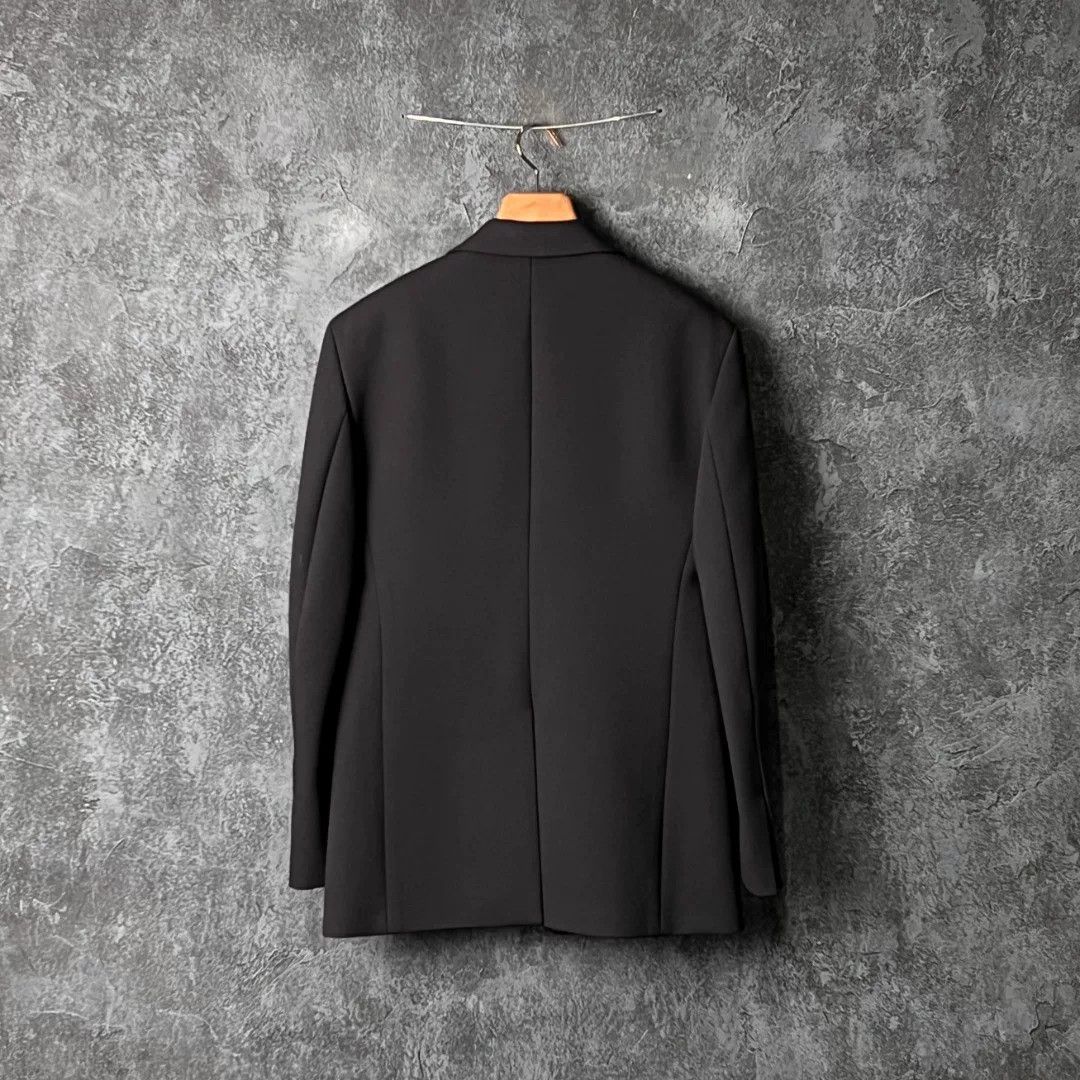 Salvatore Ferragamo Salvatore Ferragamo Wool Black Suit 40r Men Size 40R - 2 Thumbnail