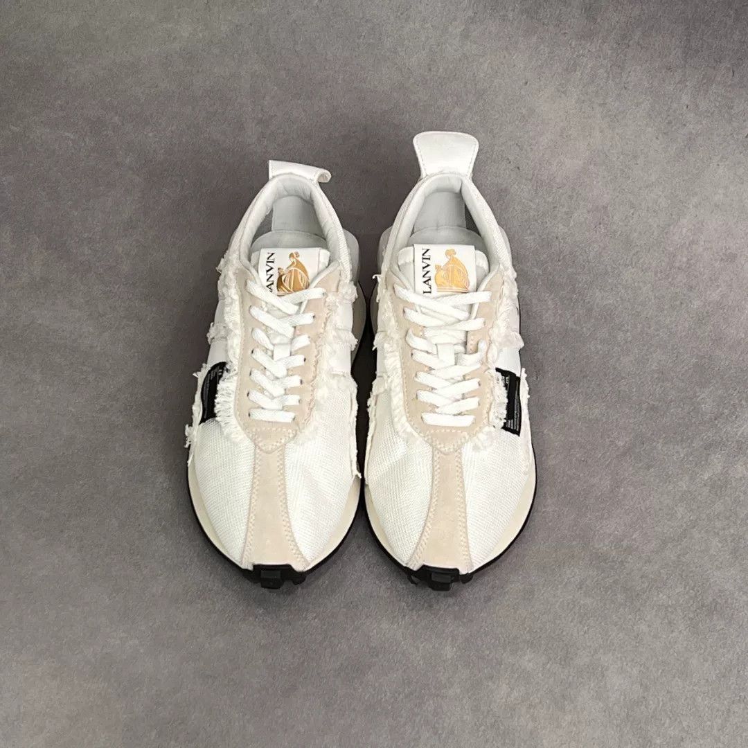 Lanvin Lanvin Casual White Lowtop Sneakers 10 Men Size US 10 / EU 43 - 7 Thumbnail