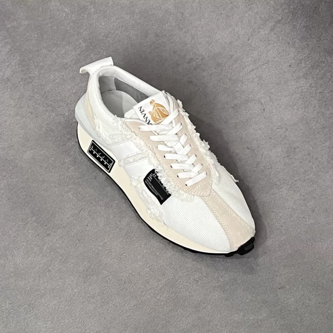 Lanvin Lanvin Casual White Lowtop Sneakers 10 Men Size US 10 / EU 43 - 5 Thumbnail