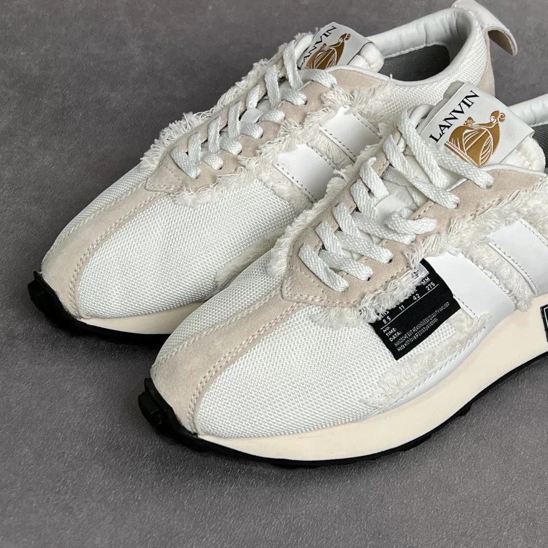 Lanvin Lanvin Casual White Lowtop Sneakers 10 Men Size US 10 / EU 43 - 2 Thumbnail