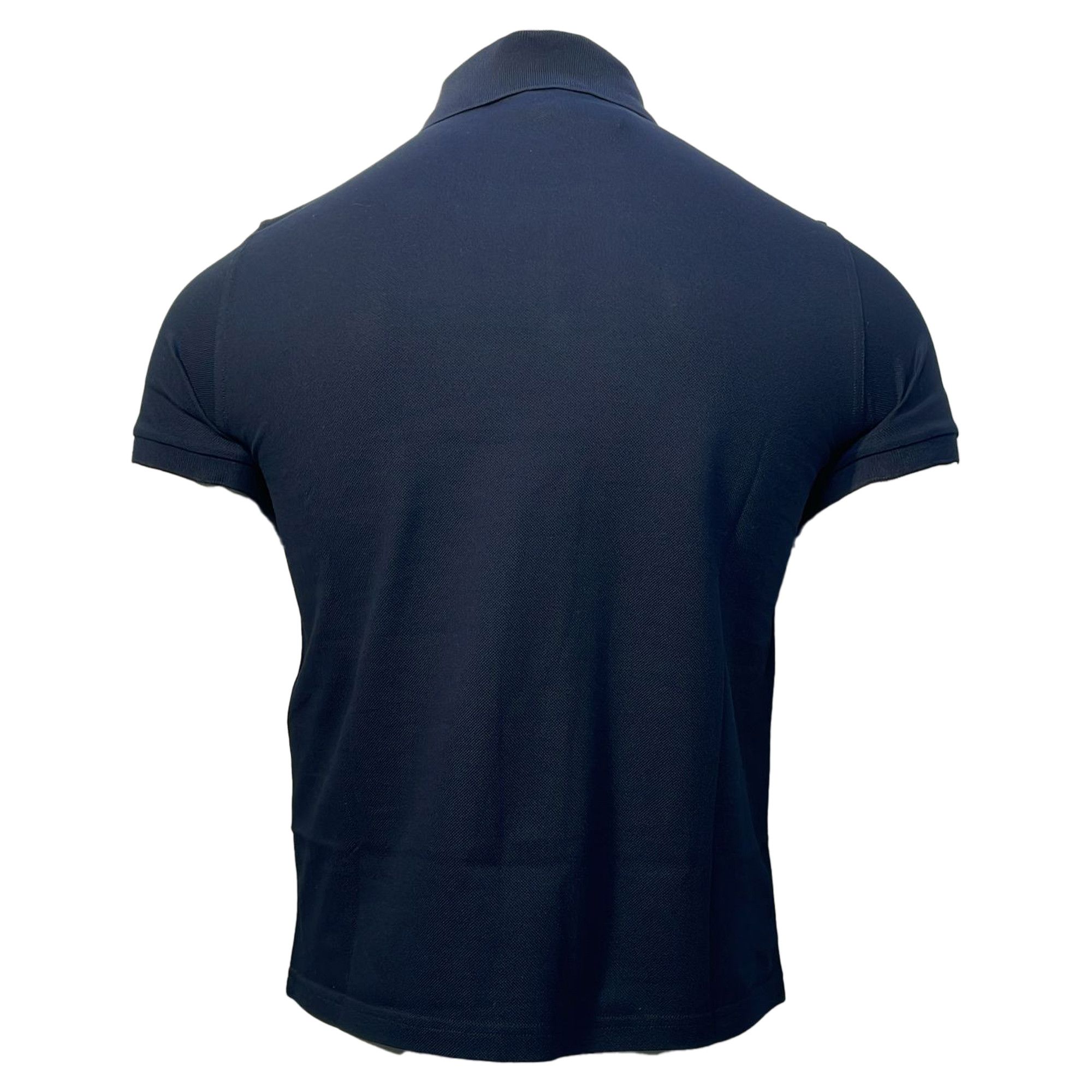Saint Laurent Paris Saint Laurent Cassandre Embroidered-Logo Polo Shirt in Navy Size US XS / EU 42 / 0 - 4 Thumbnail