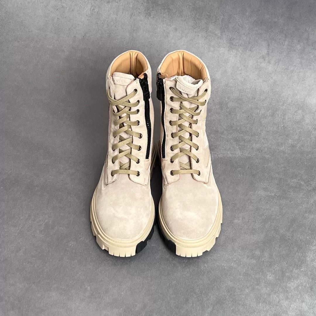 Amiri Amiri Beige Hitop Sneakers 8 Men Size US 8 / EU 41 - 4 Thumbnail