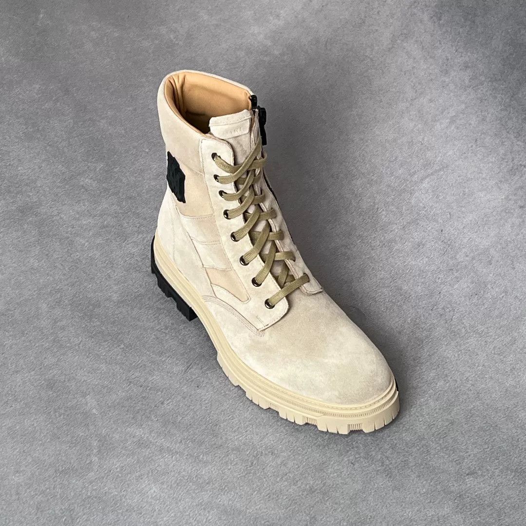 Amiri Amiri Beige Hitop Sneakers 8 Men Size US 8 / EU 41 - 7 Thumbnail