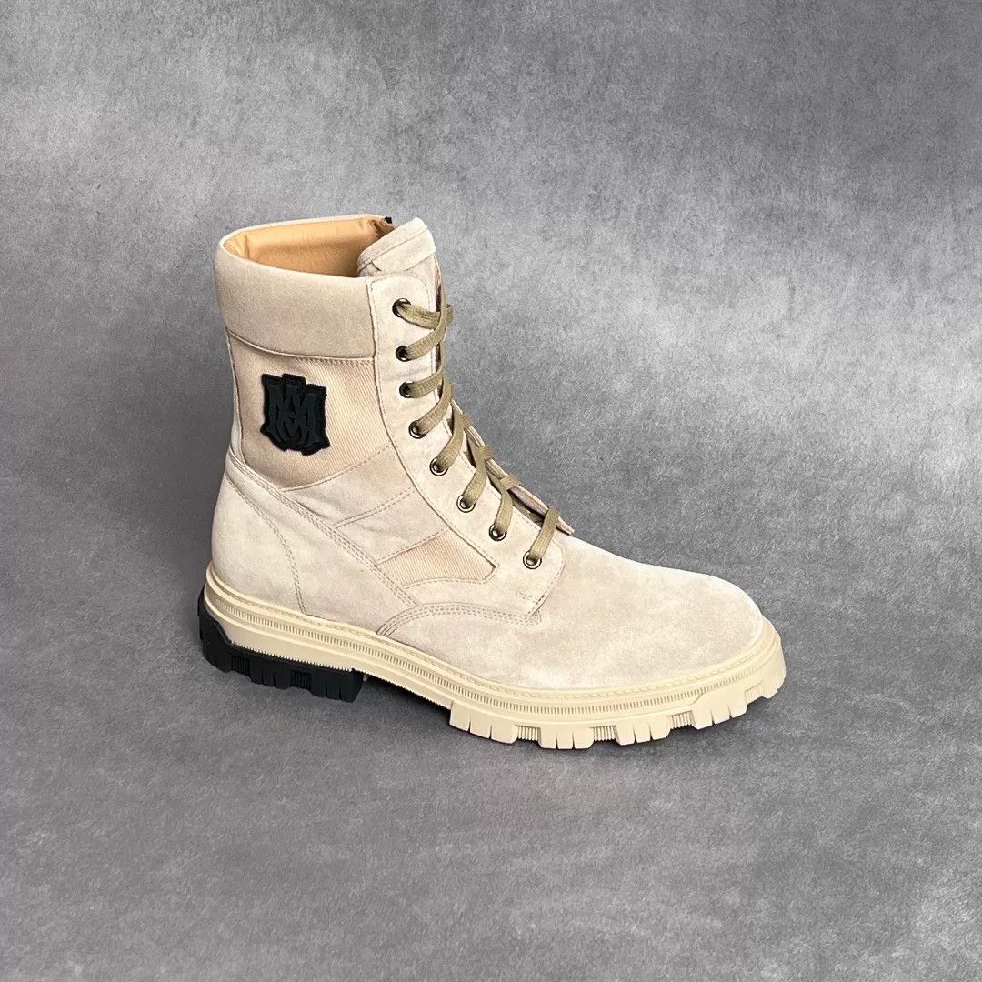 Amiri Amiri Beige Hitop Sneakers 8 Men Size US 8 / EU 41 - 3 Thumbnail