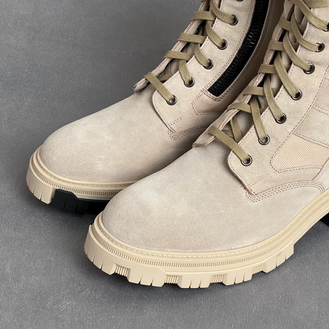 Amiri Amiri Beige Hitop Sneakers 8 Men Size US 8 / EU 41 - 6 Thumbnail