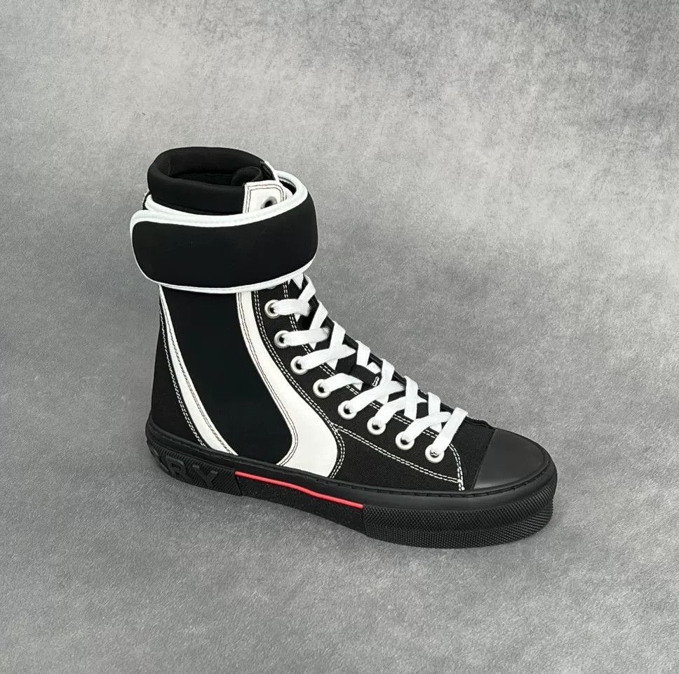Burberry Burberry Casual Hitop Sneakers 7.5 Men Size US 7.5 / EU 40-41 - 3 Thumbnail