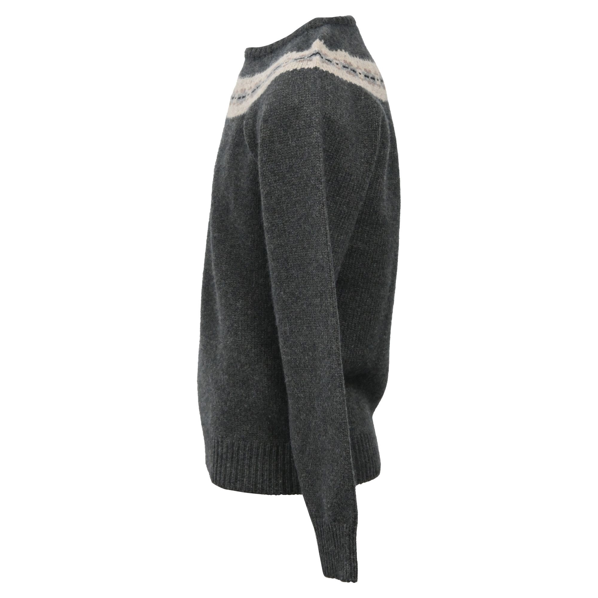 Jil Sander Jil Sander Knitted Chest Pattern Detail Crewneck Sweater in Size US XXL / EU 58 / 5 - 2 Thumbnail