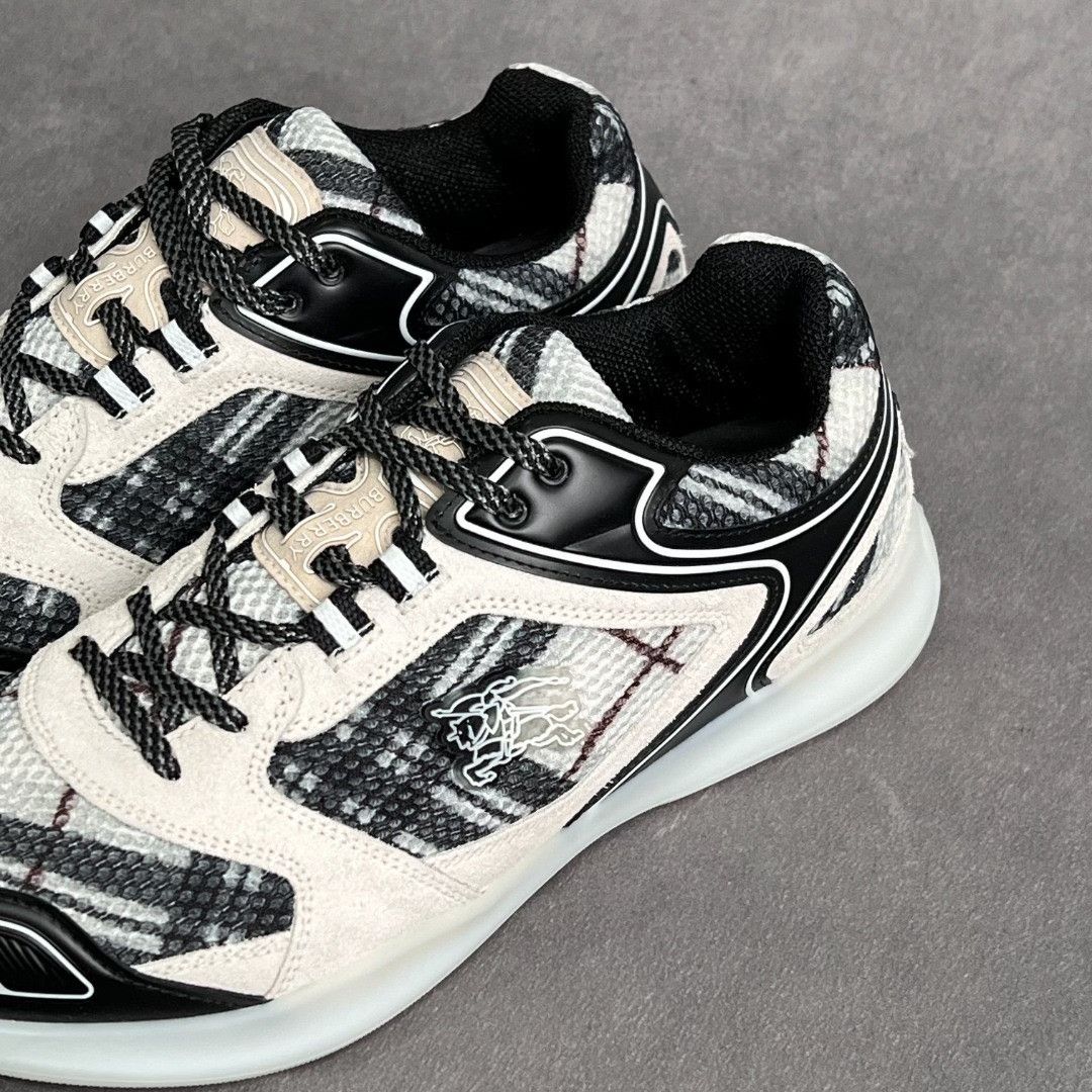 Burberry Burberry Casual Plaid Multi Lowtop Sneakers 8 Men Size US 8 / EU 41 - 2 Thumbnail