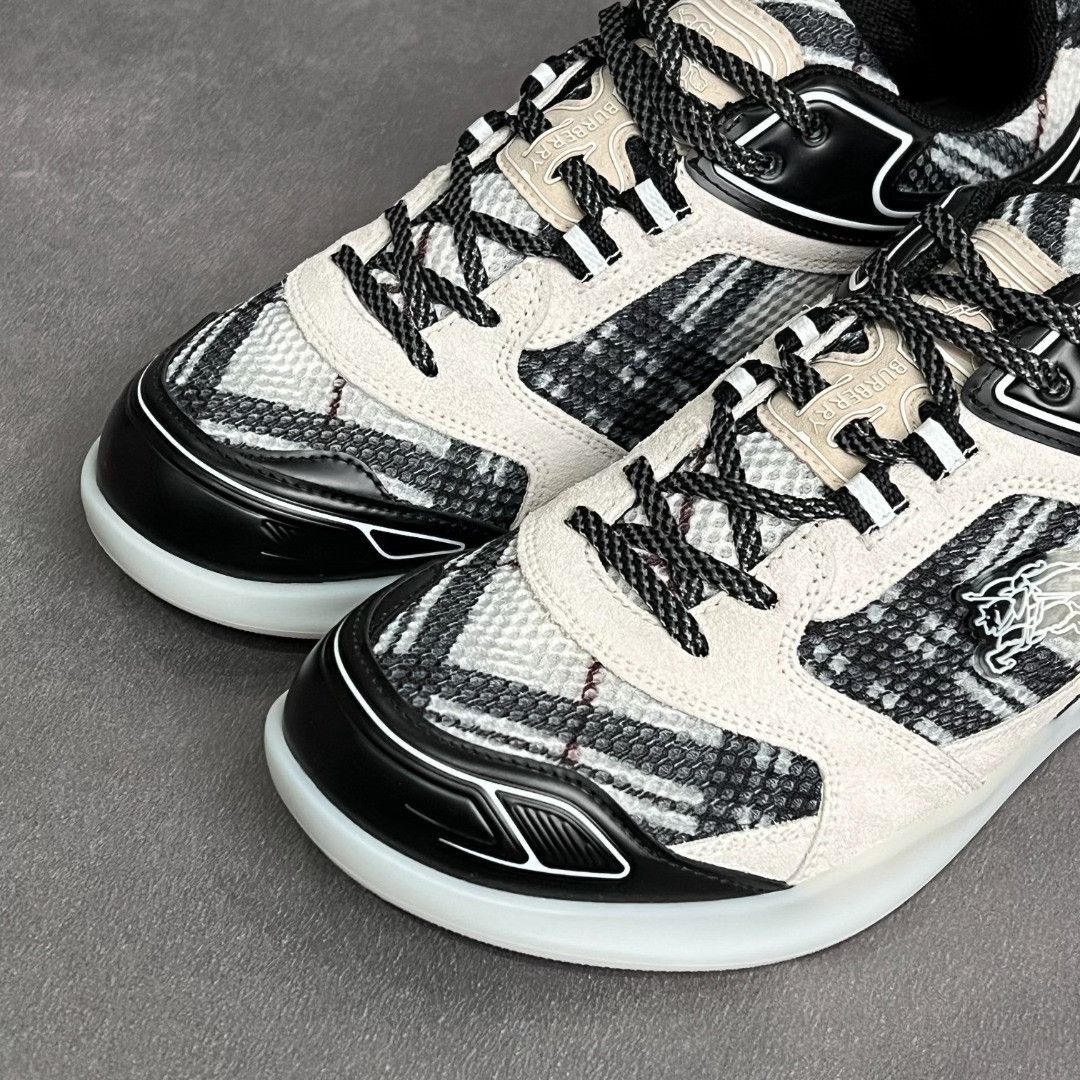 Burberry Burberry Casual Plaid Multi Lowtop Sneakers 8 Men Size US 8 / EU 41 - 3 Thumbnail