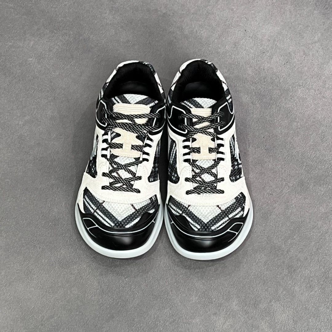 Burberry Burberry Casual Plaid Multi Lowtop Sneakers 8 Men Size US 8 / EU 41 - 7 Thumbnail