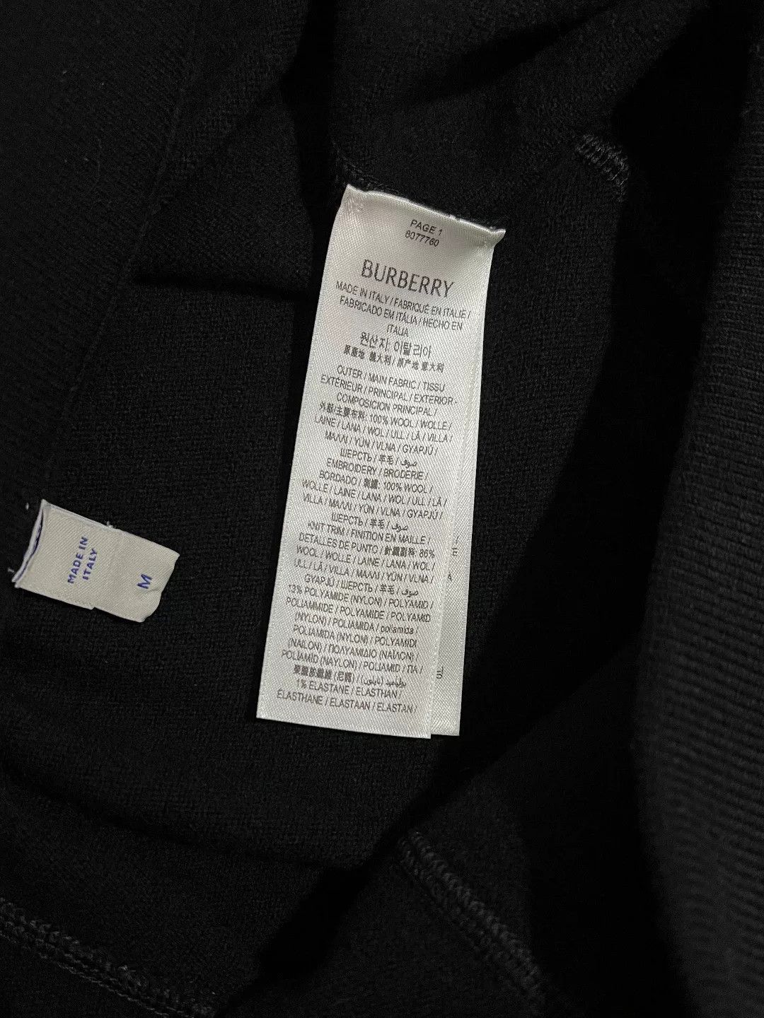 Burberry Burberry Wool Black Casual Pants 34 Men Size US 34 / EU 50 - 7 Thumbnail