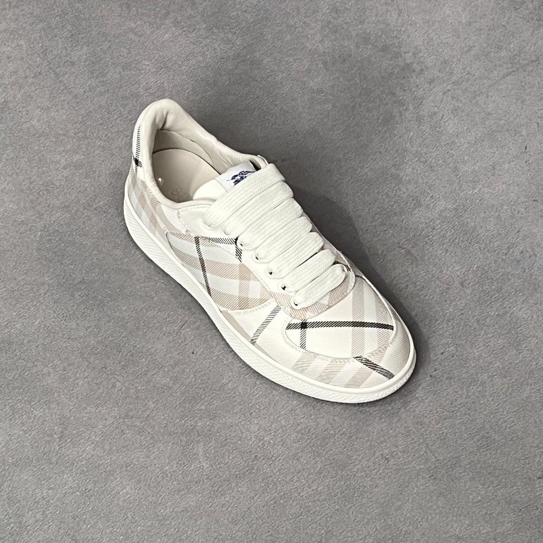 Burberry Burberry Casual Plaid Multi Lowtop Sneakers us_5 Women Size US 5 / IT 35 - 5 Thumbnail
