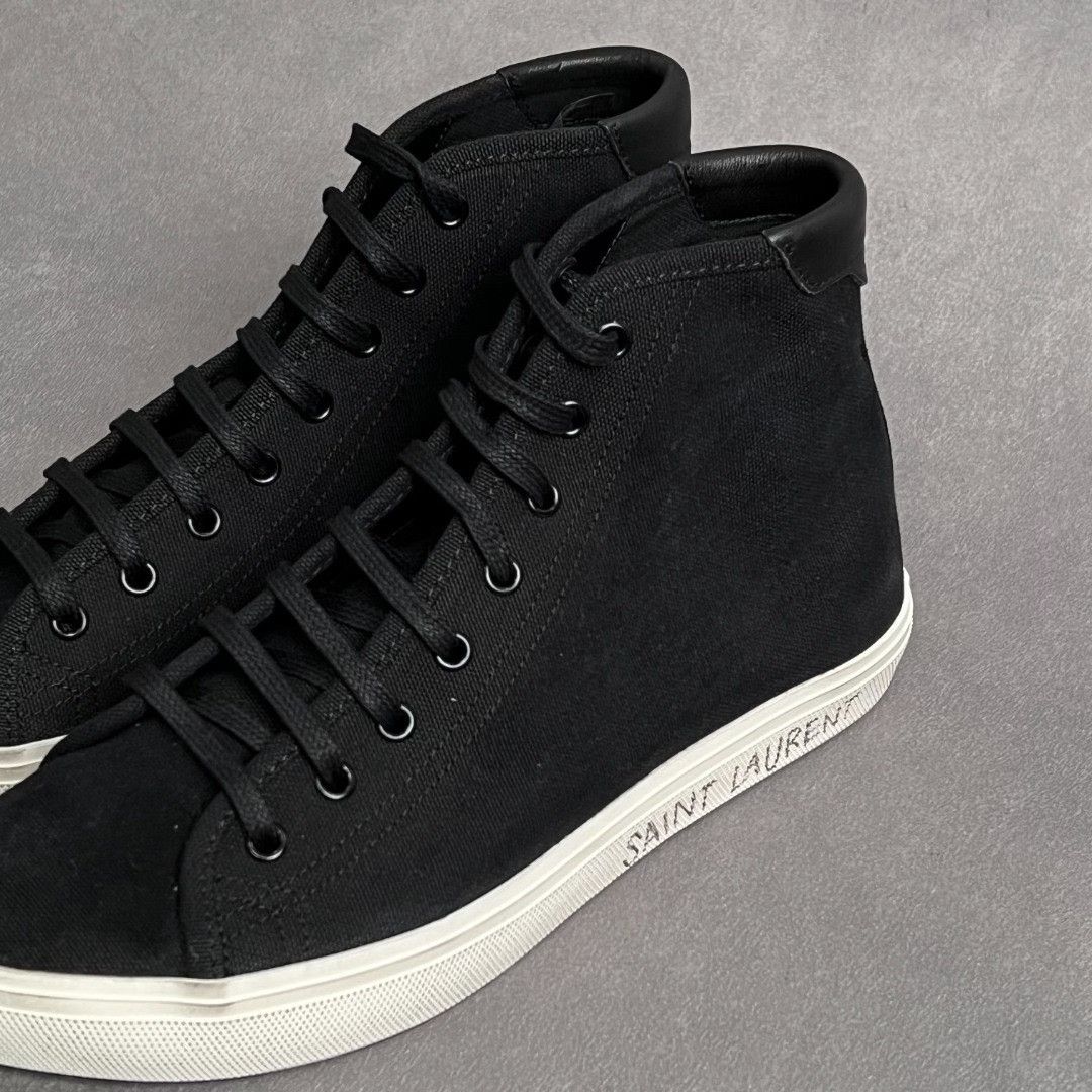 Saint Laurent Paris Saint Laurent Paris Casual Black Hitop Sneakers 7 Men Size US 7 / EU 40 - 2 Thumbnail