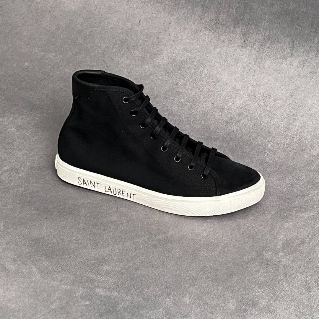 Saint Laurent Paris Saint Laurent Paris Casual Black Hitop Sneakers 7 Men Size US 7 / EU 40 - 4 Thumbnail