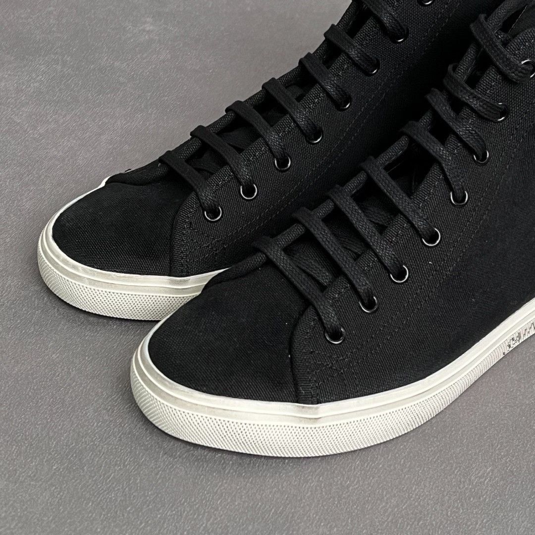 Saint Laurent Paris Saint Laurent Paris Casual Black Hitop Sneakers 7 Men Size US 7 / EU 40 - 3 Thumbnail