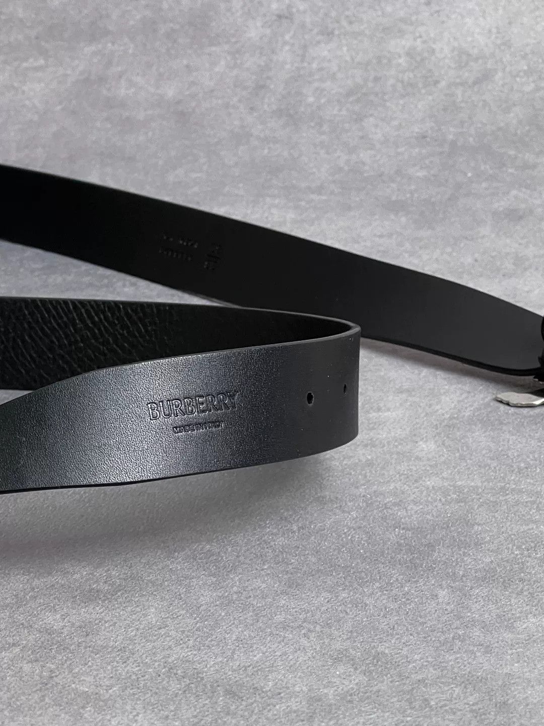 Burberry Burberry Leather Belt one size Men Size ONE SIZE - 4 Thumbnail