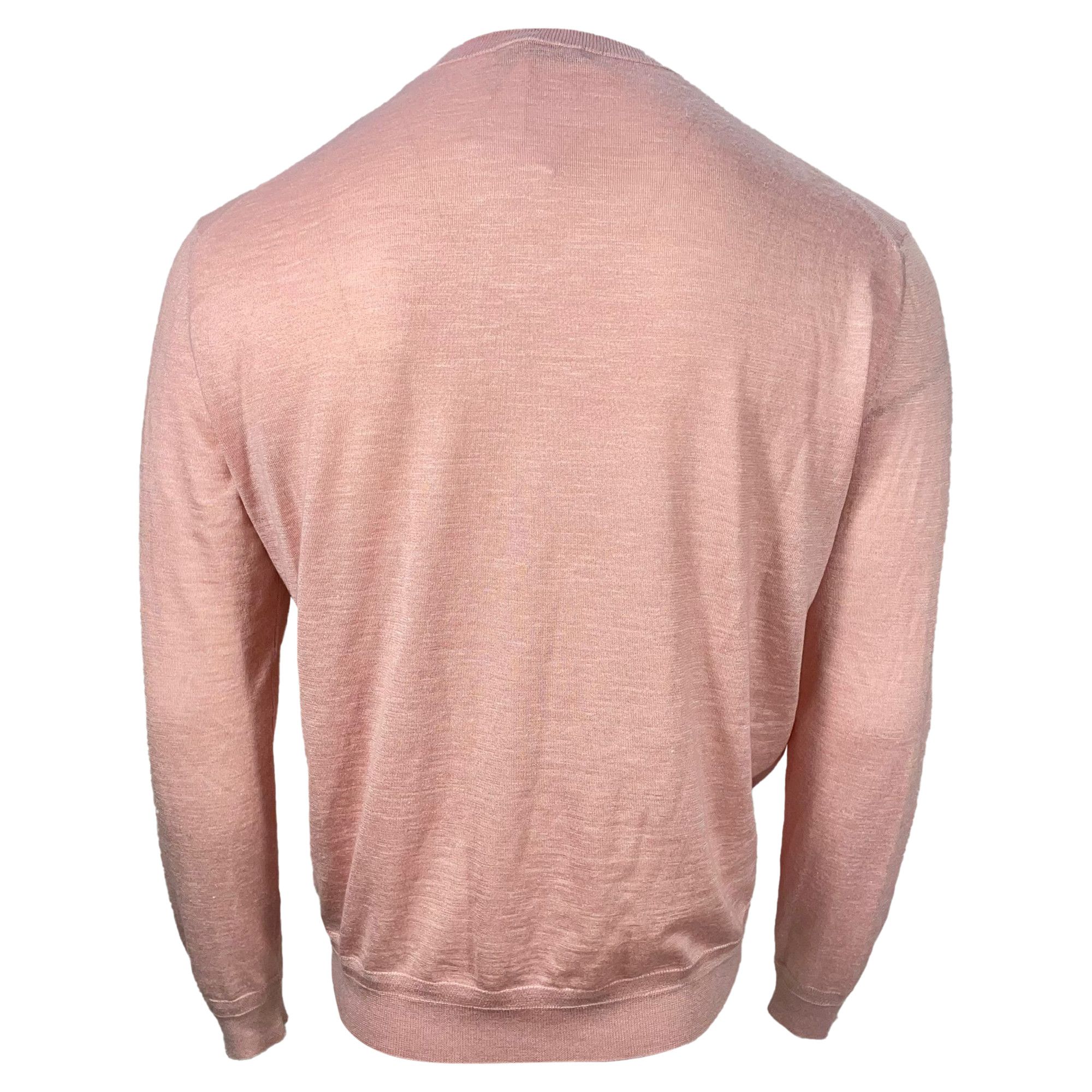 Ermenegildo Zegna Ermenegildo Zegna Sweater in Pink Cashmere Size US XXL / EU 58 / 5 - 4 Thumbnail