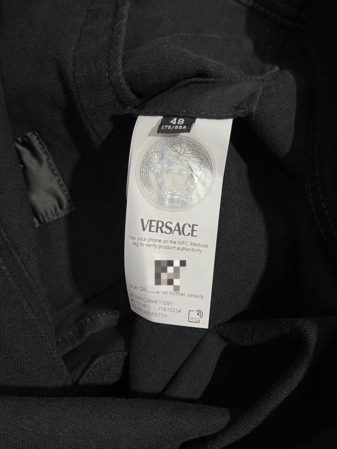 Versace Versace Denim Printed Light Jacket m Men Size US M / EU 48-50 / 2 - 7 Thumbnail