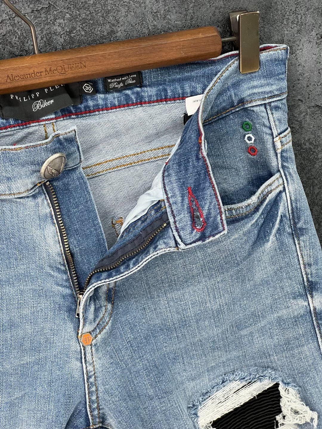 Philipp Plein Philipp Plein Denim Cotton Denim Jeans 32 Men Size US 32 / EU 48 - 5 Thumbnail
