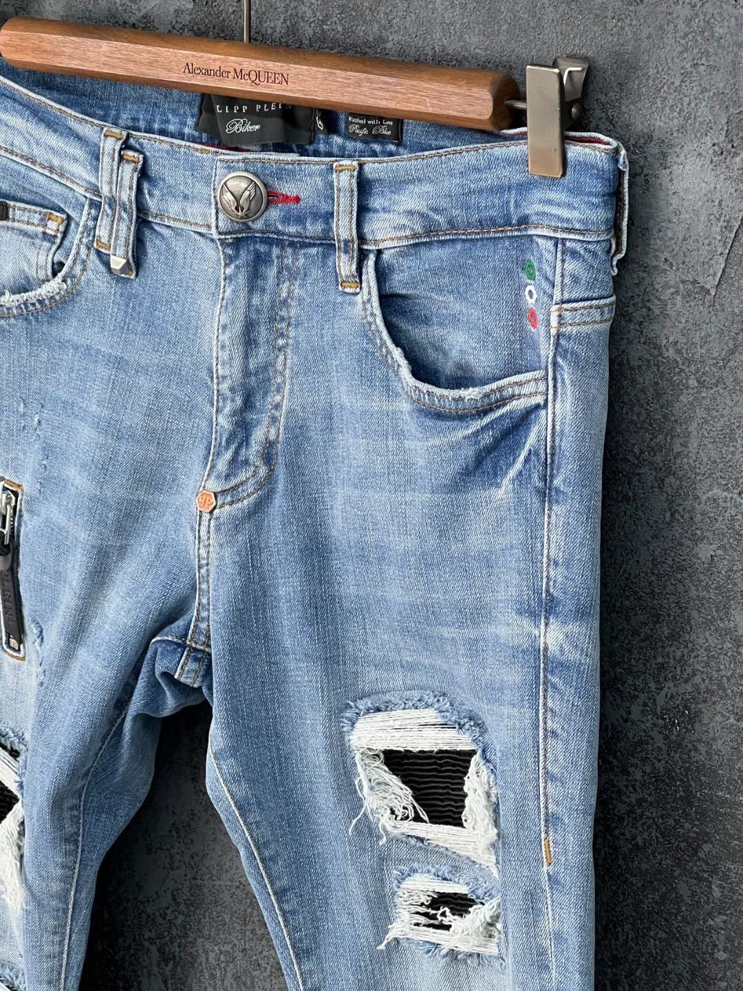 Philipp Plein Philipp Plein Denim Cotton Denim Jeans 32 Men Size US 32 / EU 48 - 4 Thumbnail