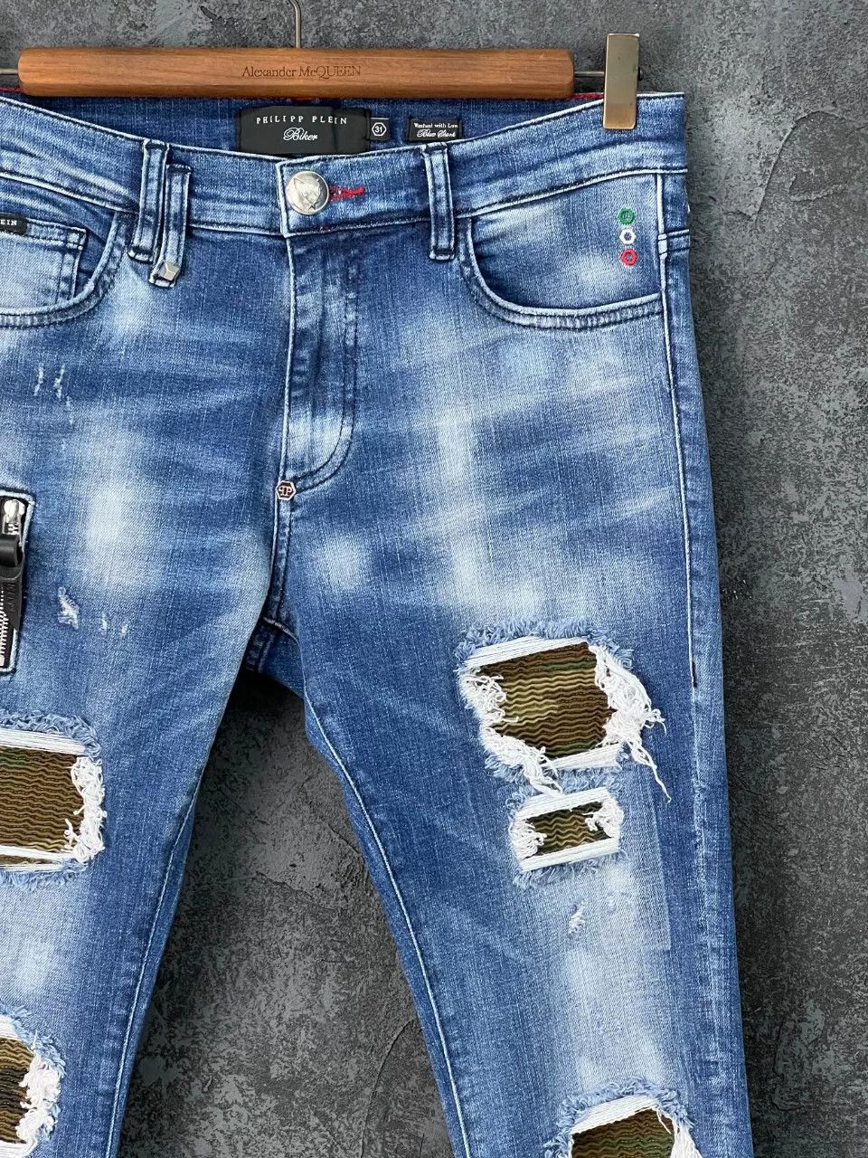 Philipp Plein Philipp Plein Denim Cotton Blue Denim Jeans 32 Men Size US 32 / EU 48 - 3 Thumbnail