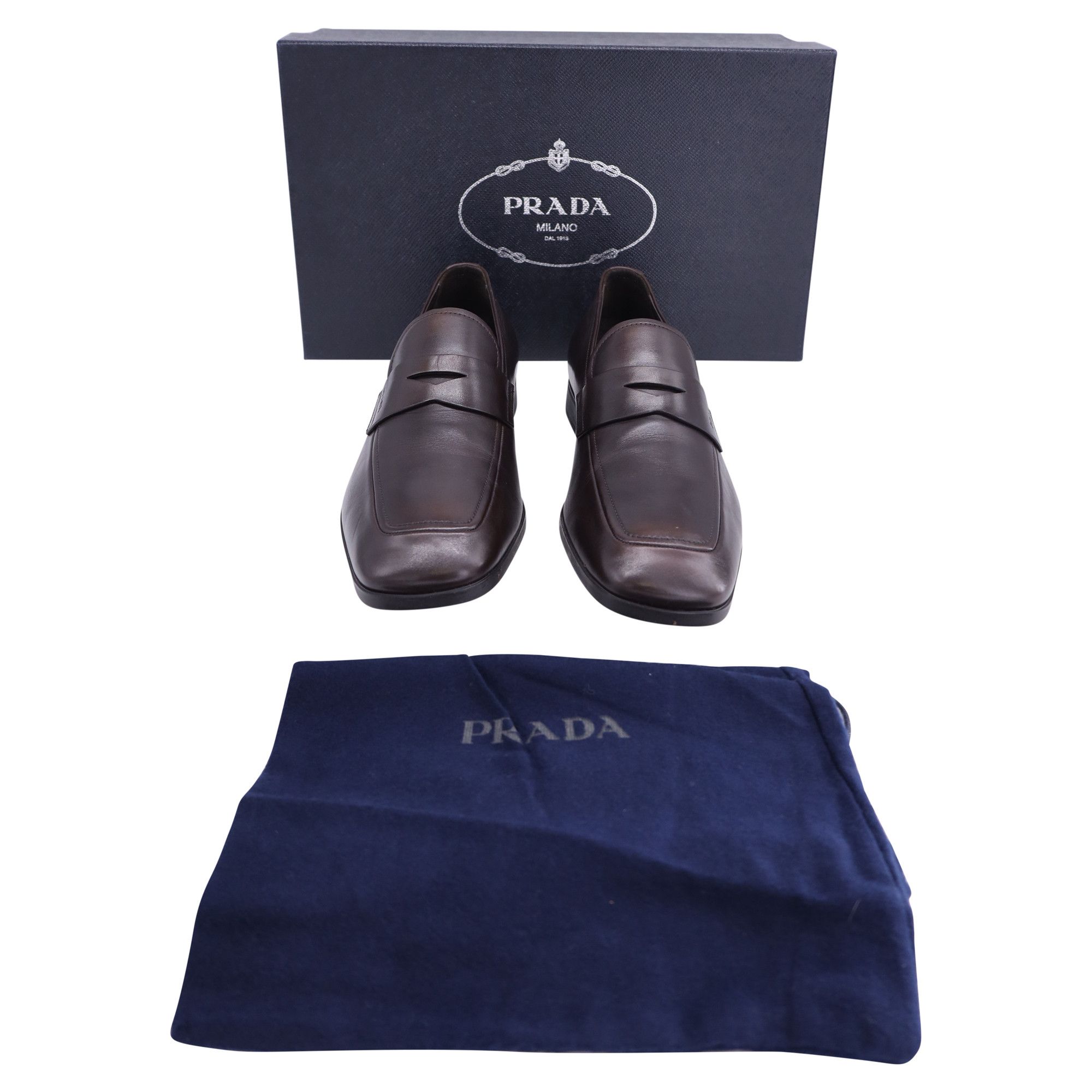 Prada Prada Loafer in Brown Leather Size US 6.5 / EU 39-40 - 7 Thumbnail