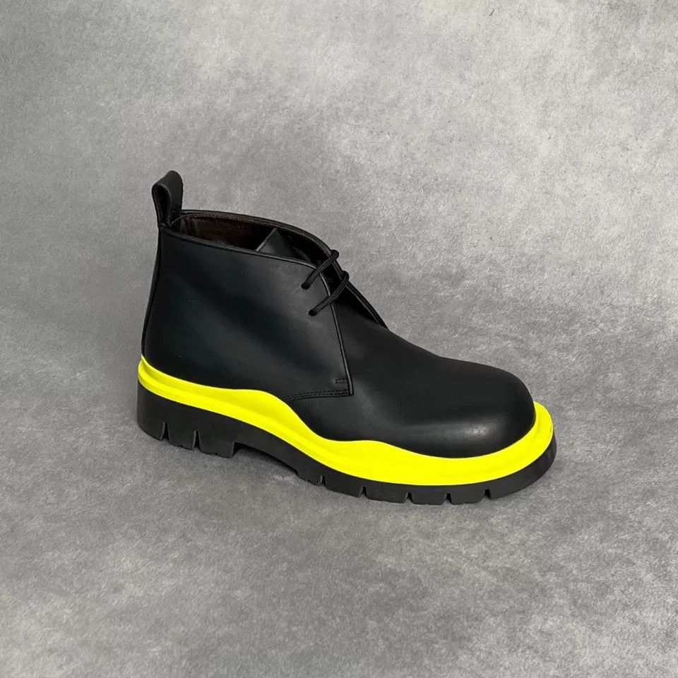 Bottega Veneta Bottega Veneta Leather Multi Hitop Sneakers 7 Men Size US 7 / EU 40 - 5 Thumbnail