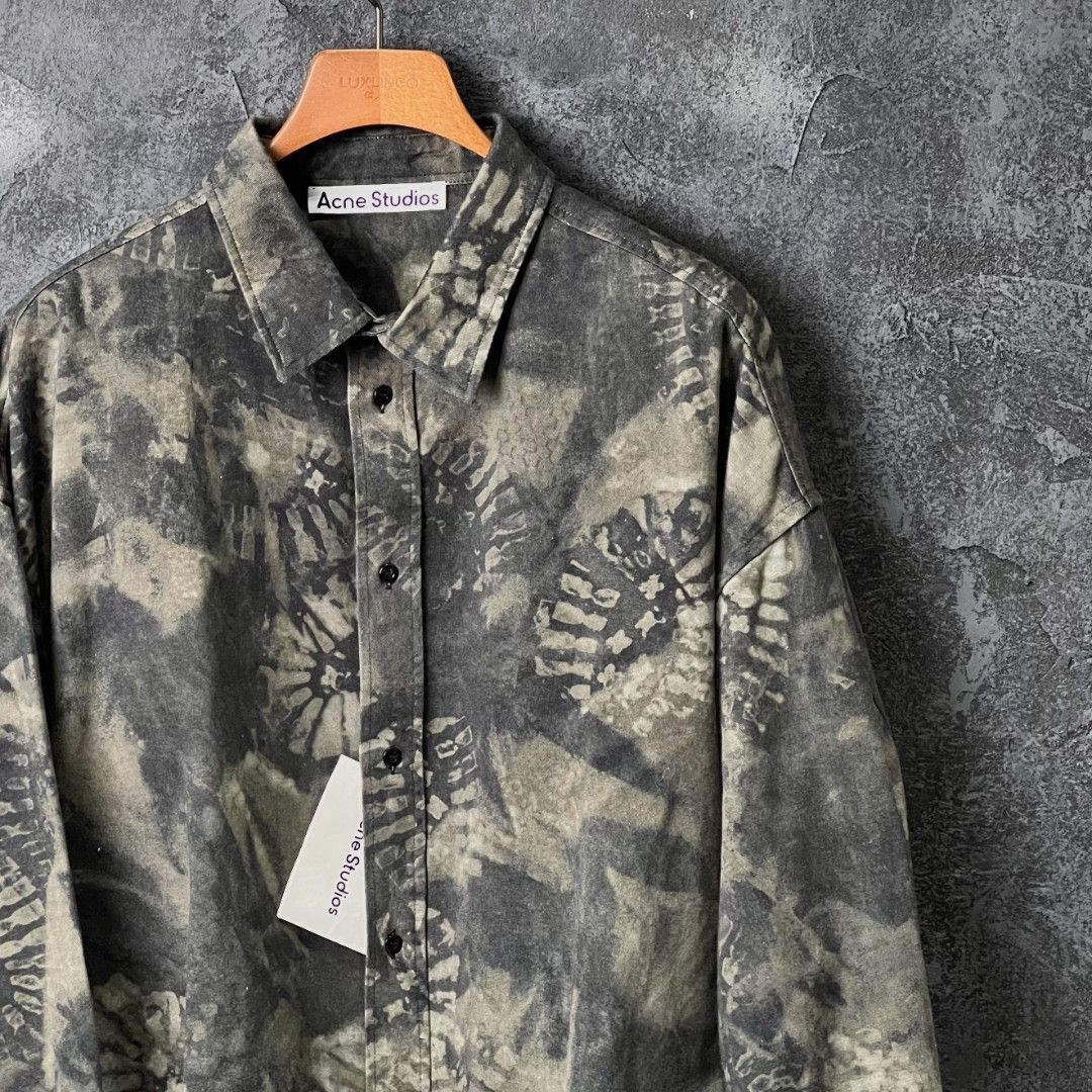 Acne Studios Acne Studios Casual Cotton Green Shirt m Men Size US M / EU 48-50 / 2 - 3 Thumbnail