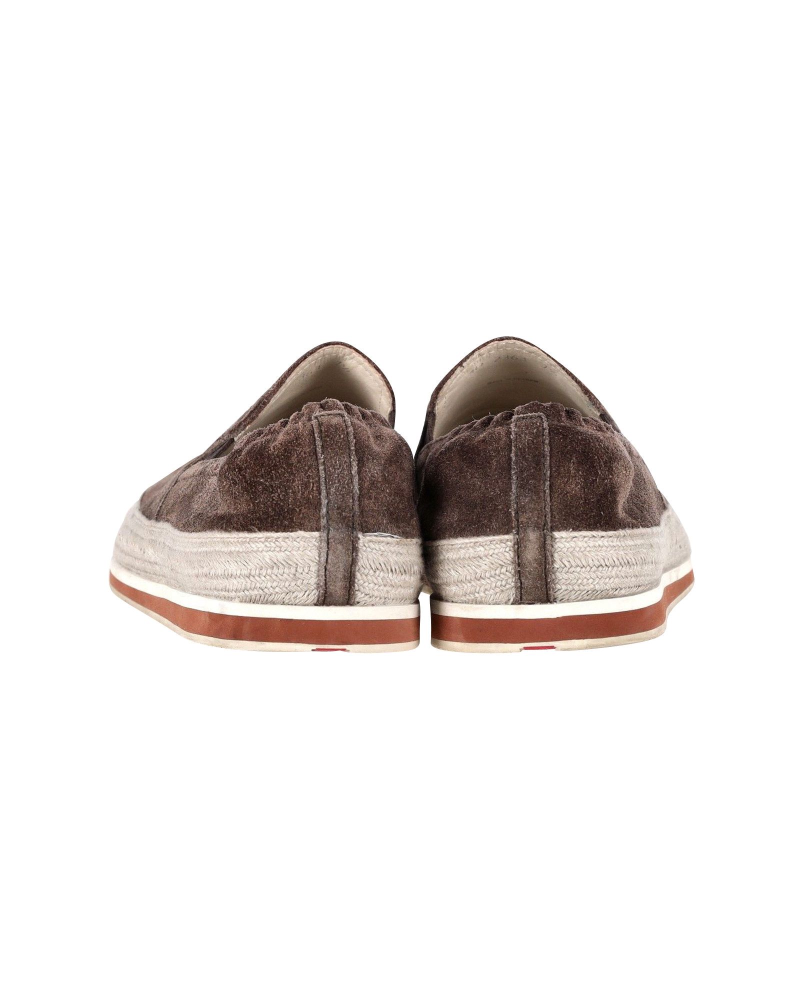 Prada Prada Sport Espadrille Sneakers in Brown Suede Size US 8 / EU 41 - 4 Thumbnail