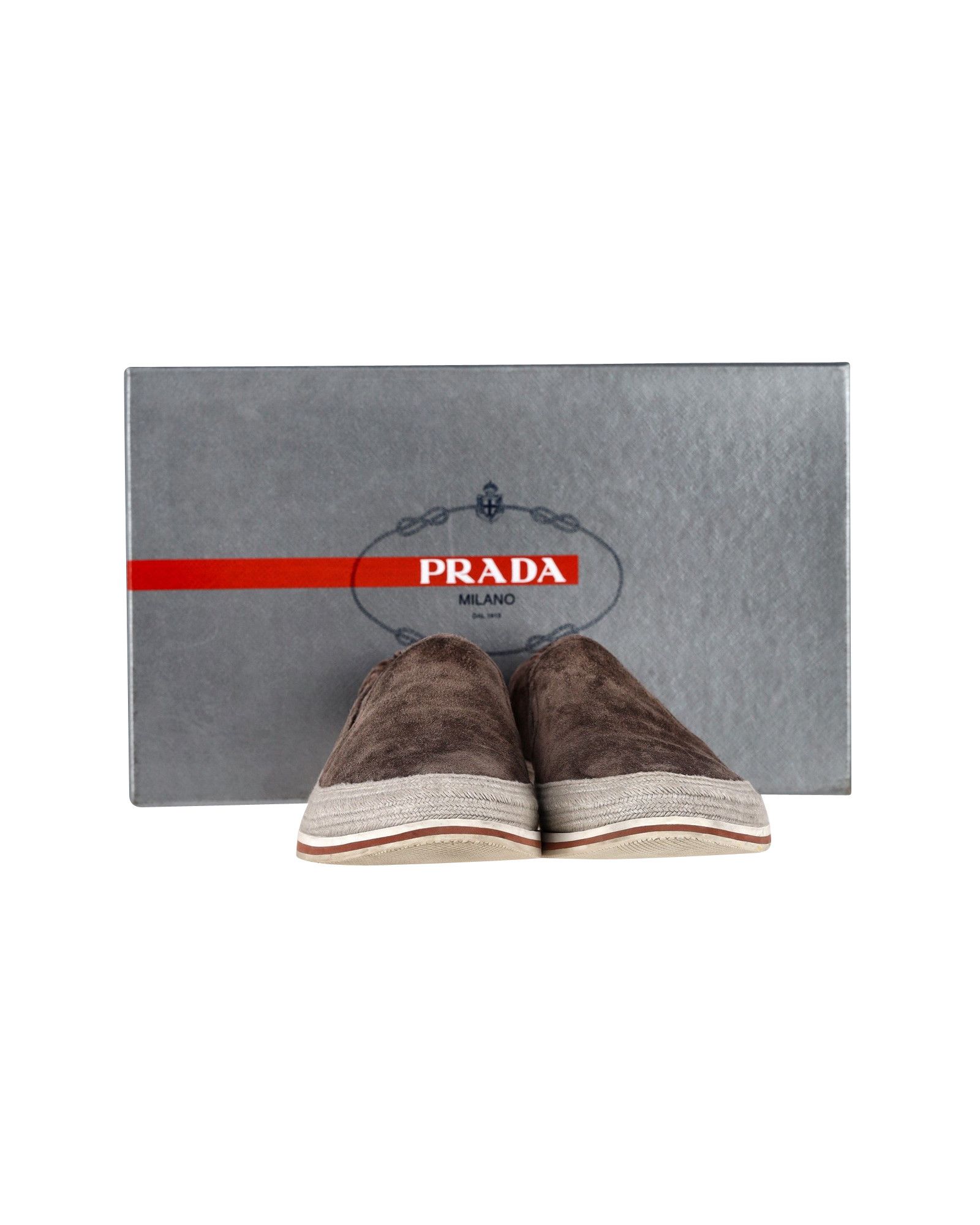 Prada Prada Sport Espadrille Sneakers in Brown Suede Size US 8 / EU 41 - 7 Thumbnail