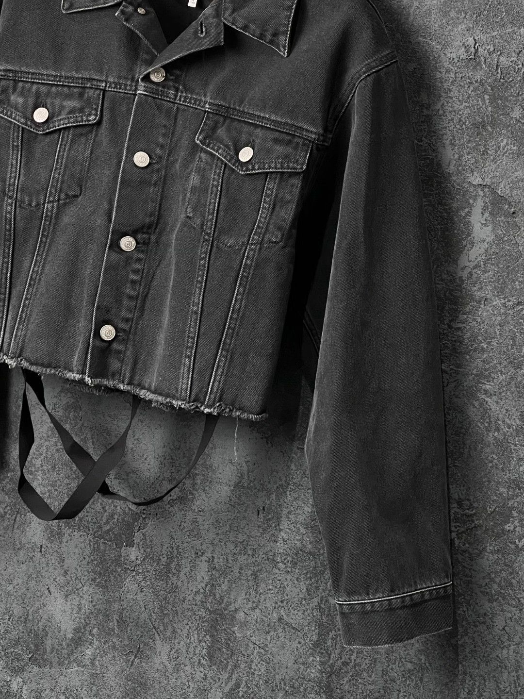 Maison Margiela Maison Margiela Denim Cotton Black Jacket M Women Size M / US 6-8 / IT 42-44 - 4 Thumbnail