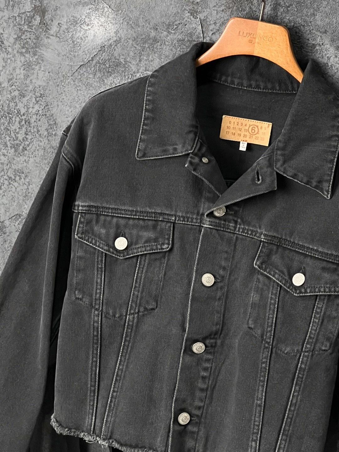 Maison Margiela Maison Margiela Denim Cotton Black Jacket M Women Size M / US 6-8 / IT 42-44 - 5 Thumbnail