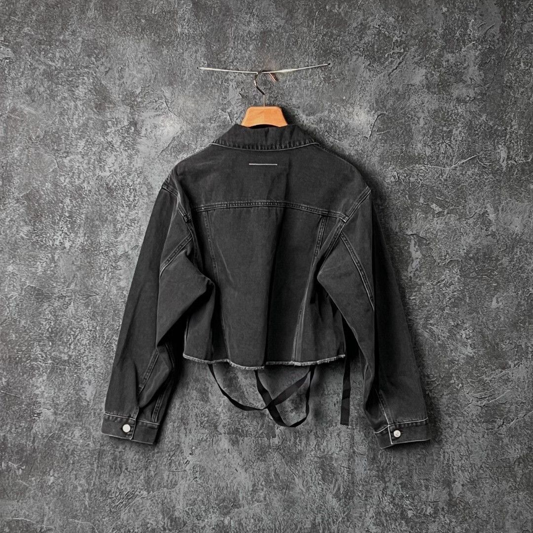 Maison Margiela Maison Margiela Denim Cotton Black Jacket M Women Size M / US 6-8 / IT 42-44 - 2 Thumbnail