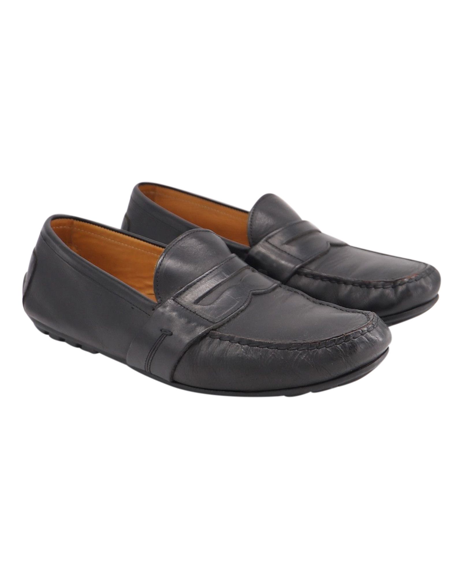 Ralph Lauren Ralph Lauren Driving Shoes in Black Leather Size US 9.5 / EU 42-43 - 2 Thumbnail